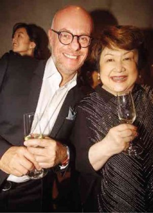 SWATCH POWER Carlo Giordanetti of Switzerland and Virgie Ramos of the Philippines