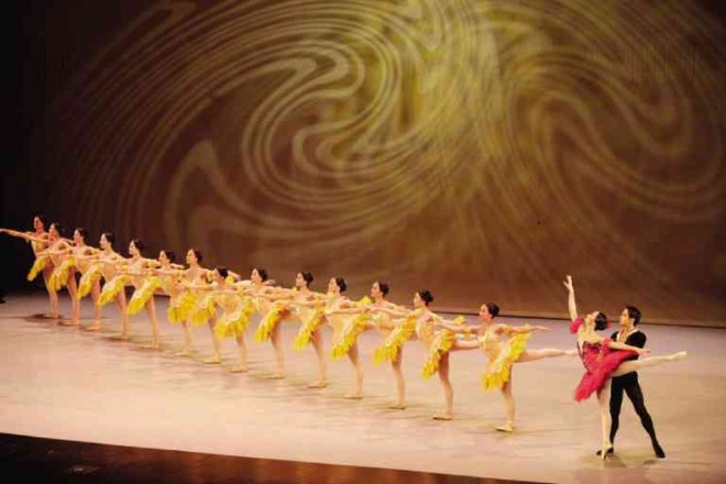 PAS D’ACTION from “Paquita” represents BM’s classical ballet roots anchored on its Russian Vaganova training.
