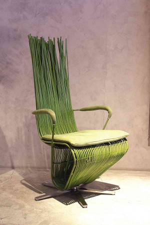 YODA chair has a swivel that allows the sitter to work in any direction. NELSON MATAWARAN