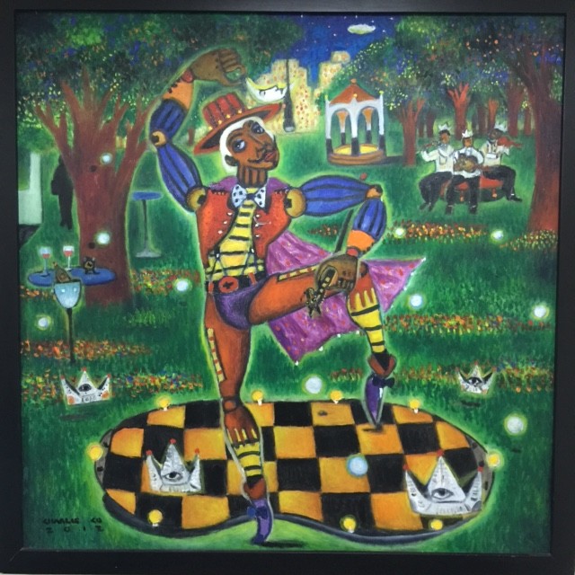 “Dancing in the Park” (Oil on Canvas, 36 inches x 36 inches, 2012) by Charlie Co. CONTRIBUTED IMAGE