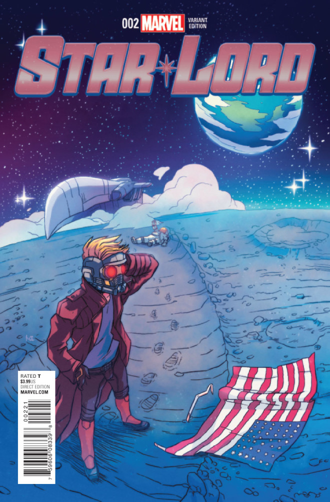 “STAR-LORD”  Carreon's first released Marvel comic cover 