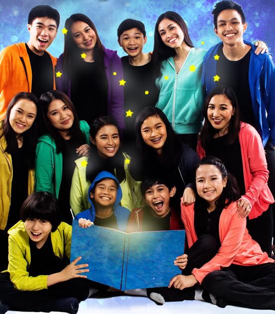 The kiddie cast of “Always Upon A Time,” which is written and directed by Steven Conde, with Vince Lim as composer/musical director, and lyrics by Conde, Lim and Joaquin Valdes —PHOTO BY MICHAEL FALLARME