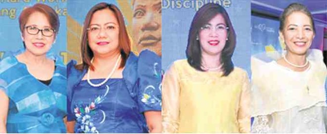 Bessie Cancio, Vholet Sangalang, Michelle Recomendable, Ana Marie Borbe