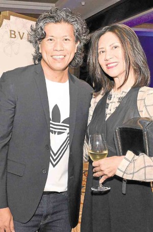 Fashion designers Dennis Lustico and Lulu Tan-Gan