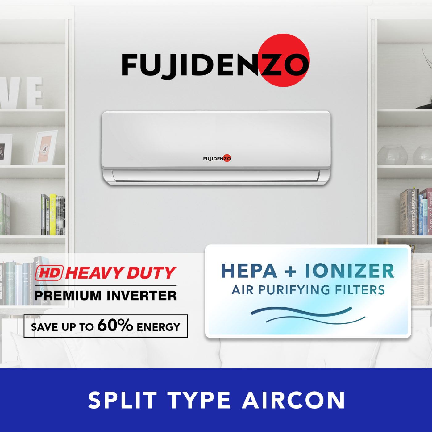 Fujidenzo Hd Inverter Split Aircon With Air Purifying Filters What You