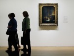 Rembrandt van Rijn's painting “Christ and the Woman Taken in Adultery” at the “Rembrandt and the Face of Jesus” exhibit at the Philadelphia Museum of Art in Philadelphia. The exhibit is ongoing unti Oct. 30. AP Photo/Matt Rourke