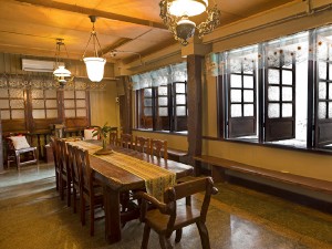 The dining room is recreated in traditional mode, even as times have greatly changed.  Photo by Needs and Solutions
