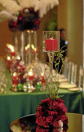 Use colors to turn your setting from holiday wedding to party ...