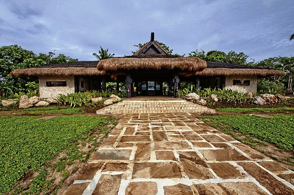 WELCOME Pavilion of Alphaland Balesin Island Club next to the island’s paved runway. FILE PHOTO