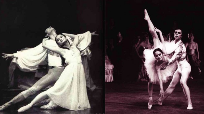 LISA danced her first full-length “Romeo and Juliet” with Chinese principal dancer Ou Lu and the Royal New Zealand Ballet in 1988; at right, as Kitri in “Don Quixote” with Farouk Ruzimatov and the Kirov Ballet in 1986