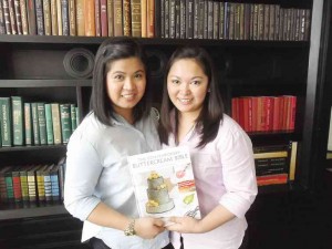 CHRISTINA Ong and Valeri Valeriano with their book
