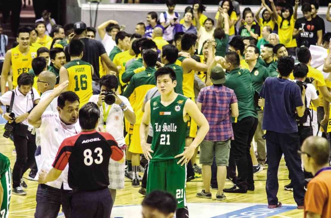 JERON Teng dazed after the game