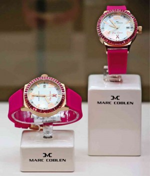 MARC Coblen Pink Ribbon watch