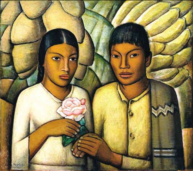 “Indian Wedding,” by Alfredo Ramos Martínez, oil on masonite, 1931.