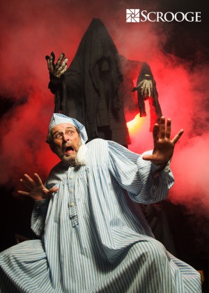 Miguel Faustmann is Ebenezer Scrooge. CONTRIBUTED PHOTO/Repertory Philippines