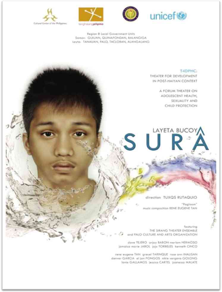 “SURÂ,” Layeta Bucoy’s forum theater piece derived from the stories of “Yolanda” survivors