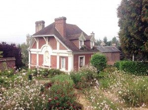 LES Buissonnets, the childhood home of Thérèse, as seen from the garden
