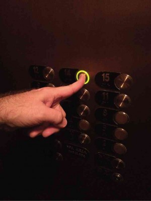 SCOTT pushes the button for the 14th floor, the hotel’s most haunted floor. At right, Room 1462, where the ghost of a young boy namedMaurice has been seen.