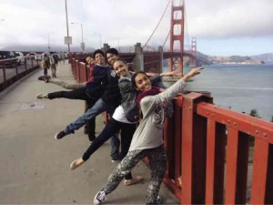 BALLET Philippines dancers enjoying their day at the Golden Gate Bridge