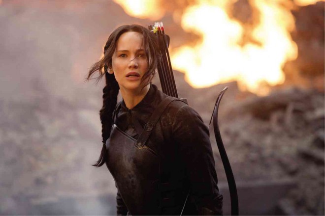 KATNISS Everdeen (Jennifer Lawrence) is back.