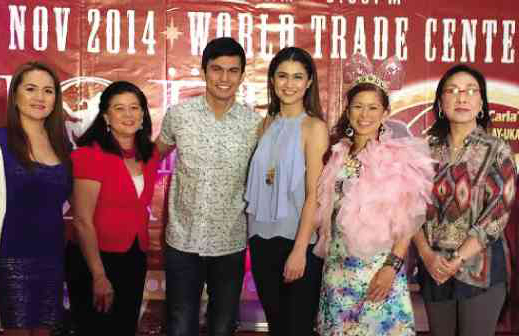 NOEL Bazaar family Mayose Gozon-Bautista , PDI president Sandy Romualdez, Tom Rodriguez, Carla Abellana, Sea Princess and GMA’s Mel Tiangco