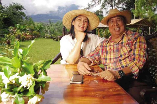 MINYONG would often find respite with his wife, Encar, in his hometown in Majayjay, Laguna.No other place made him happier.