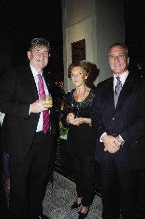 BERNARD Flour, French Embassy’s Conseiller de Coopération et d’Action Culturelle ;Michel-Stanislas Villar; and Colette Villar