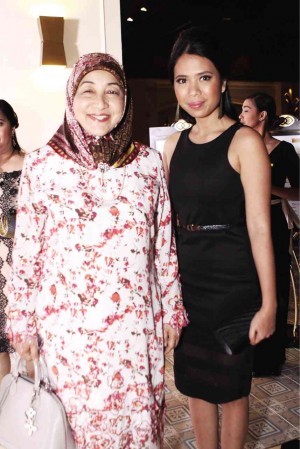 BRUNEI H.E. Amb. Malai Halimah Tussof and Sofitel Philippine Plaza’s sales manager Melissa Villamayor