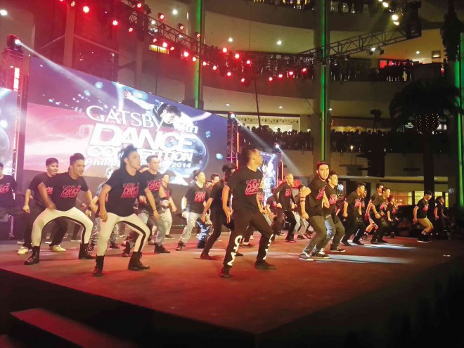 COMPETING teams in a production number at the 7th Gatsby dance finals at the Market!Market! Activity Center in Taguig