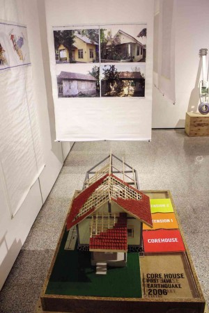 SCALE model of the Core House that served as emergency housing during the 2006 Java earthquake.