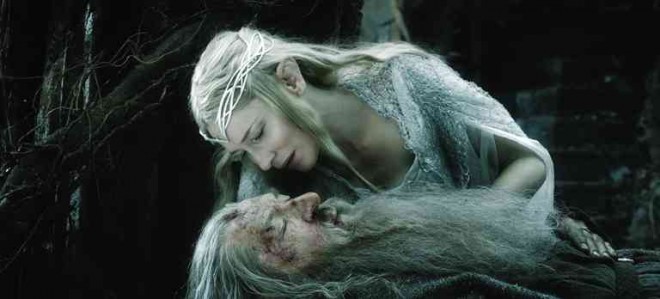 CATE Blanchett and Ian McKellan reprise their roles from “Lord of the Rings.”