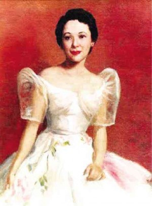 AMORSOLO’S portrait of Priscilla Sison