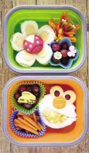 PARENTS get creative with bento lunches for their kids. Bento by Kat Maderazo SID MADERAZO
