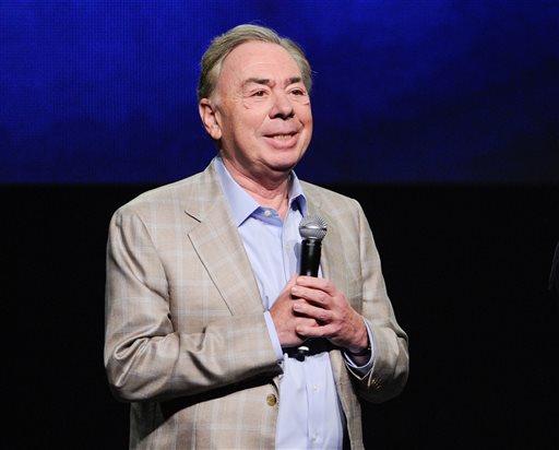  In this April 4, 2014 file photo, composer Andrew Lloyd Webber announces the new "Jesus Christ Superstar" North American arena tour at a press conference in New York. A musical version of the 2003 Jack Black movie "School of Rock" will start in November, with an opening set for Dec. 6. Composer Andrew Lloyd Webber and lyricist Glenn Slater will write new music to be added to some songs featured in the movie. AP 