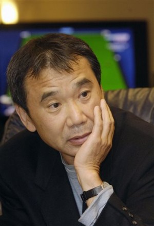 In this Oct. 29, 2006, file photo, Japanese author Haruki Murakami listens to a question during an interview upon his arrival at Prague airport Ruzyne, Czech Republic. AP 