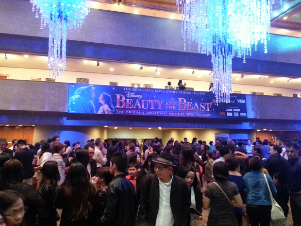 "BEAUTY and the Beast" gala night crowd at the CCP. POCHOLO CONCEPCION