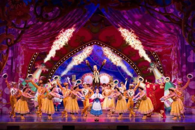 PRODUCTION number from "Beauty and the Beast," the ninth longest-running musical in Broadway history