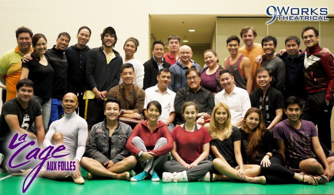“La Cage Aux Folles” cast and crew. CONTRIBUTED IMAGE/9 Works Theatrical
