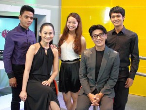 Ballet Manila co-artistic directors Lisa Macuja-Elizalde and Osias Barroso (both seated) are happy to have mentored many dancers in the past 20 years, including today’s crop of principal artists – (standing, from left) Gerardo Francisco, Dawna Reign Mangahas and Rudy De Dios. CONTRIBUTED PHOTO/Ballet Manila