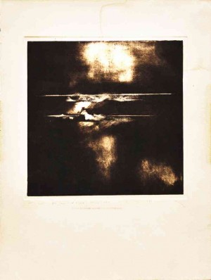 “TWO Lines,” print, 1977