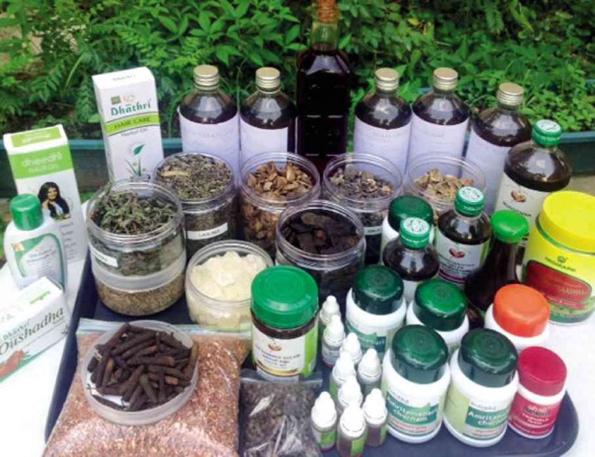 AYURVEDA herbs used in its natural form for external application or in oral tablets or syrup