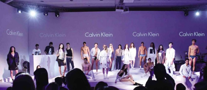 GRAND finale of the exclusive Calvin Klein Jeans and Calvin Klein Underwear Spring and Summer 2015 collection