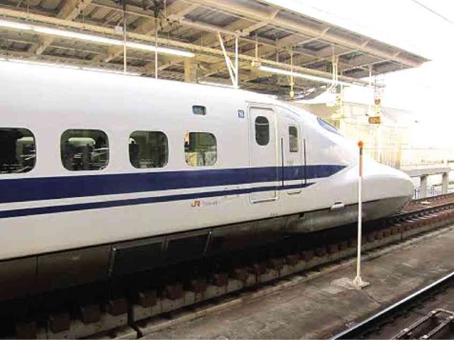 THIS Shinkansen bullet train runs on a network of railway lines operated by four Japan Railways Group companies