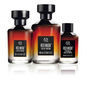 THE RED Musk Fragrance Collection. “I wanted to create a fragrance that wasn’t the typical girly girl scent. I wanted to change the rules of fragrance. Instead, I used the sensuality and the warmth of spices blended withmusk to approach femininity differently,” says Corinne Cachen,master perfumer.