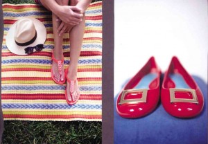 NELLY sandals (left) and Jackie shoes