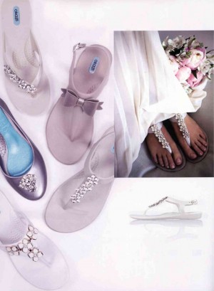 THEWHITE collection; inset, Sloane sandals