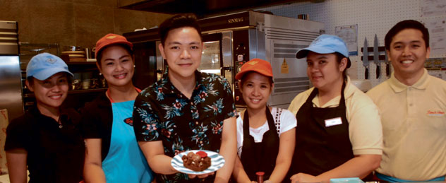 CHEF Miko Aspiras with the Scout's Honor team