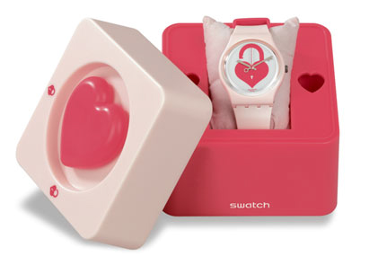 SWATCH's Unlock Your Heart Valentine Swatch