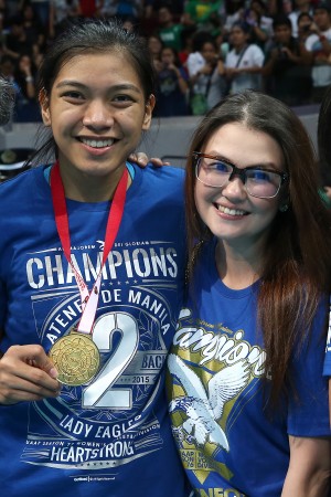 THAT thing called tagahanga: two-time MVP Alyssa Valdez and Angelica Panganiban ARVIN LIM 