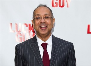 In this April 1, 2013 file photo, George C. Wolfe arrives at the Lucky Guy Opening Night in New York. Wolfe will direct "Shuffle Along, Or, The Making of the Musical Sensation of 1921 and All That Followed," starring Audra McDonald and choreographed by Savion Glover. AP